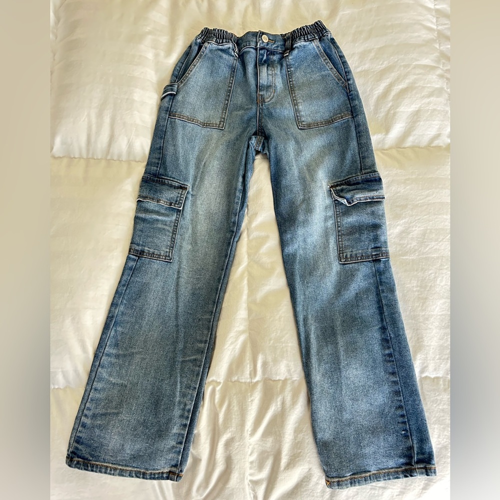 RSQ Cargo Jeans Girls 14